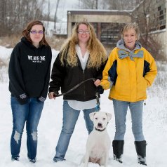 SAM, fostered and adopted by Parna Clark