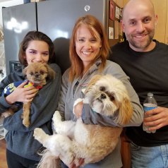 ADELE, fostered and adopted by Laura Clark