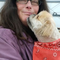 BAIJA, fostered and adopted by Sally Vincent
