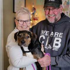 Tiberius, fostered by Kacey and Rob Lacey