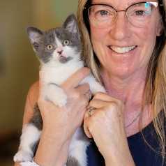 Sushi, fostered by Kim Friday