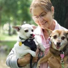 OSCAR and GINGER, fostered by Patti Dematio