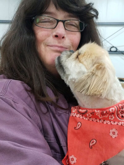 BAIJA, fostered and adopted by Sally Vincent