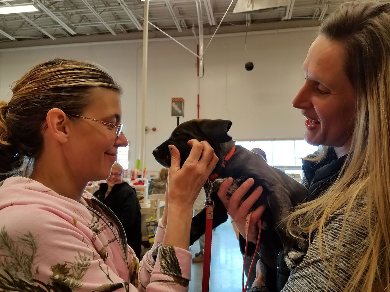 Some puppy lovins' @ HOME DEPOT