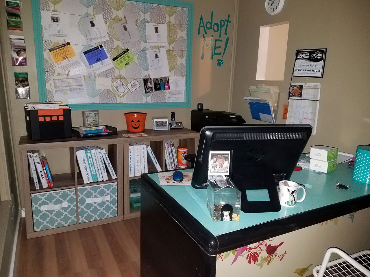 OUR CUTE LITTLE OFFICE