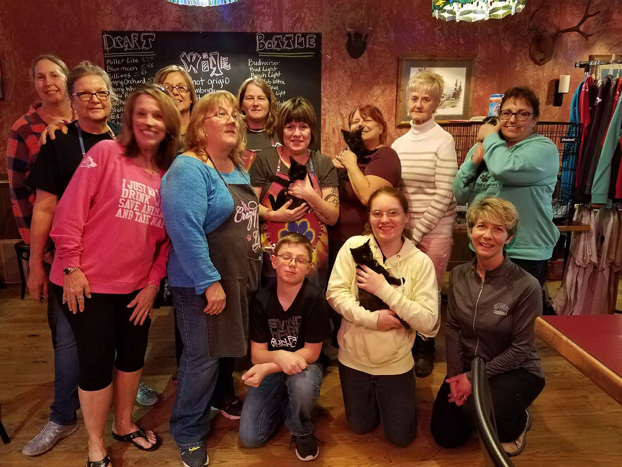 Crazy volunteer crew!